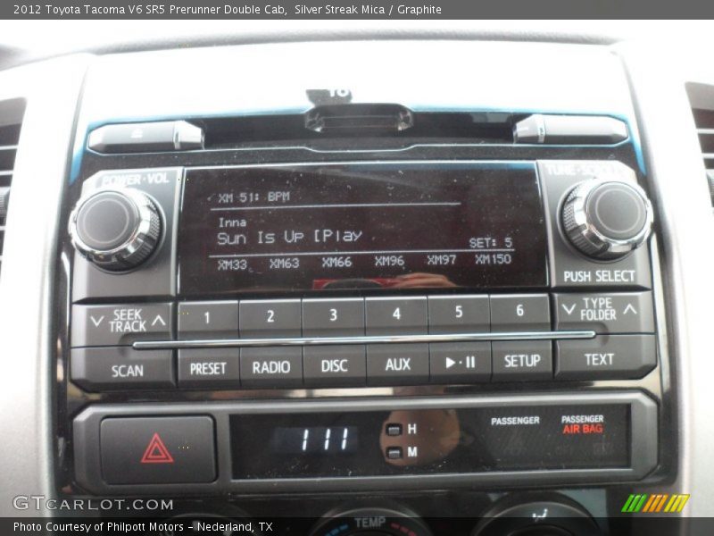 Silver Streak Mica / Graphite 2012 Toyota Tacoma V6 SR5 Prerunner Double Cab