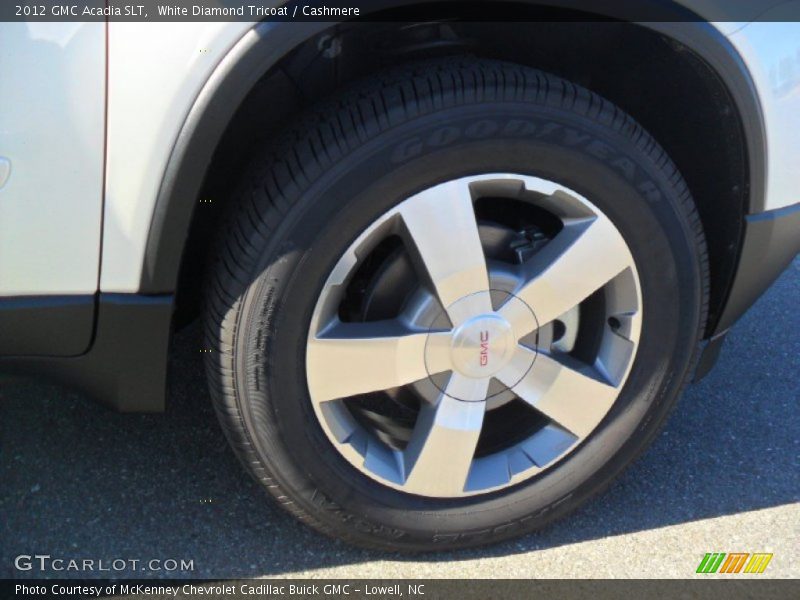 White Diamond Tricoat / Cashmere 2012 GMC Acadia SLT