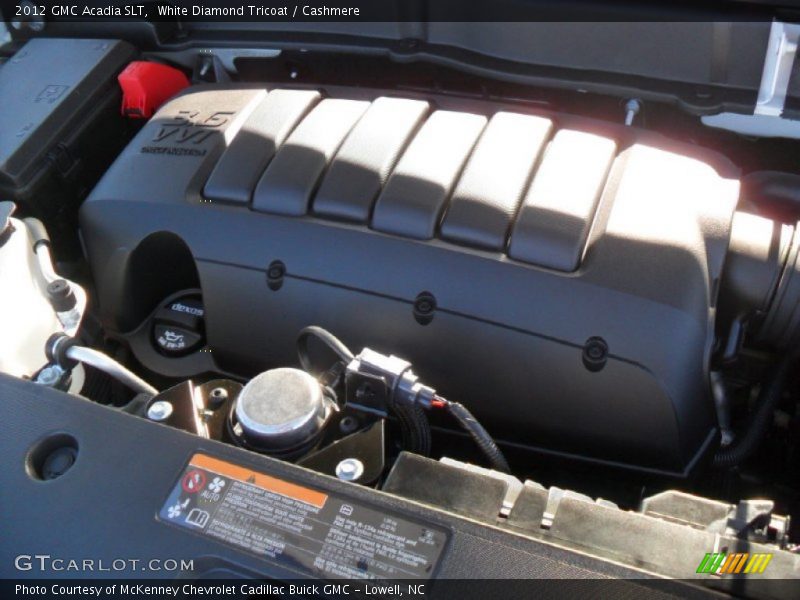 White Diamond Tricoat / Cashmere 2012 GMC Acadia SLT