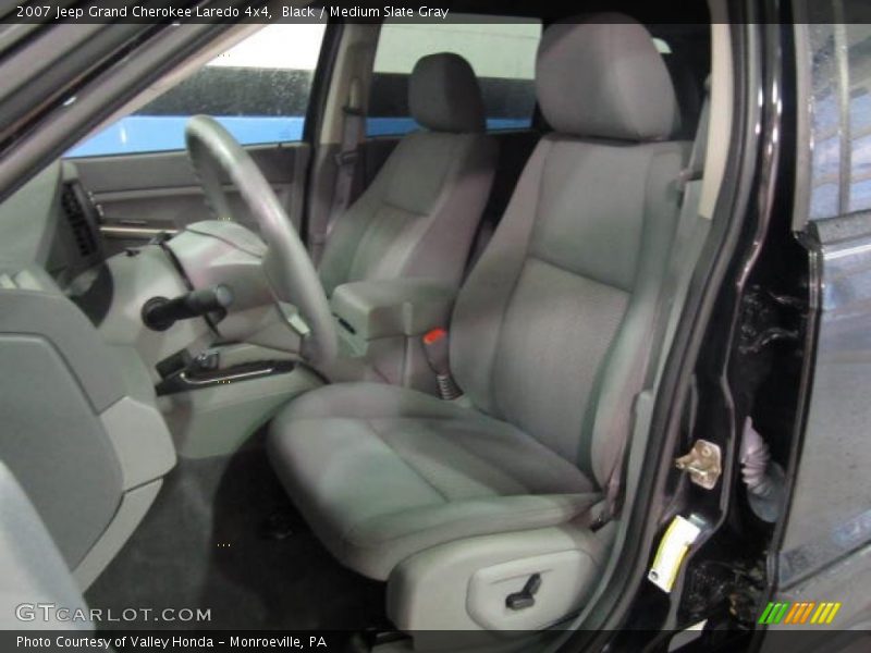 Black / Medium Slate Gray 2007 Jeep Grand Cherokee Laredo 4x4