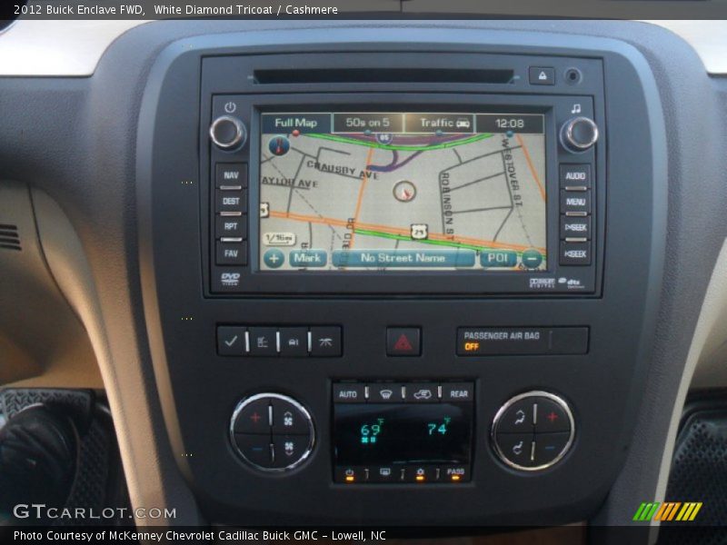 White Diamond Tricoat / Cashmere 2012 Buick Enclave FWD