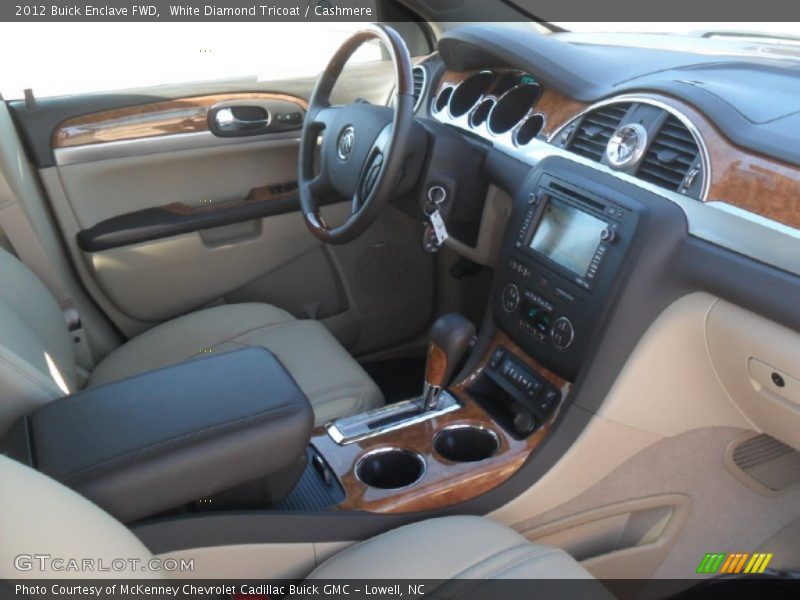 White Diamond Tricoat / Cashmere 2012 Buick Enclave FWD