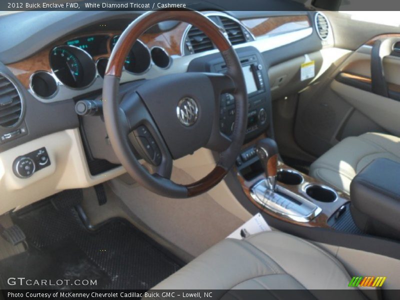 White Diamond Tricoat / Cashmere 2012 Buick Enclave FWD