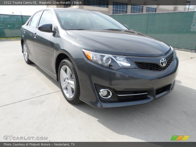 Magnetic Gray Metallic / Black 2012 Toyota Camry SE
