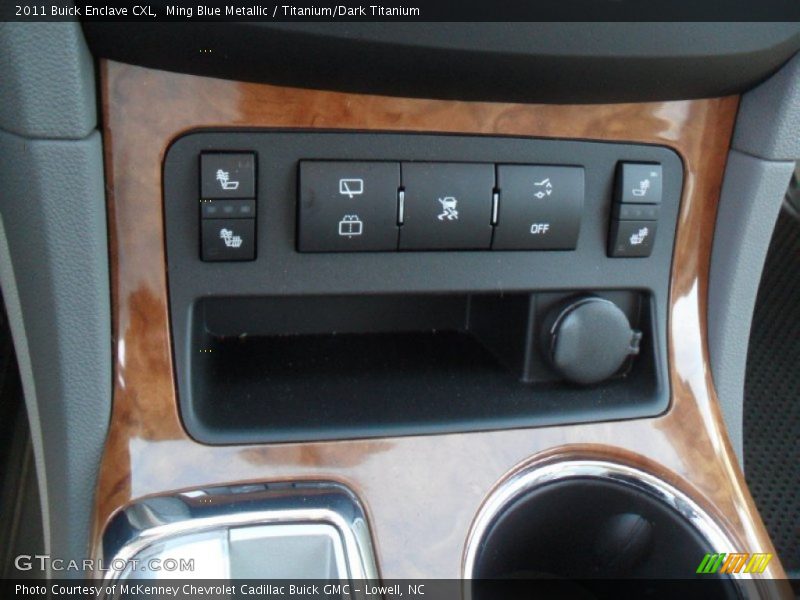Ming Blue Metallic / Titanium/Dark Titanium 2011 Buick Enclave CXL