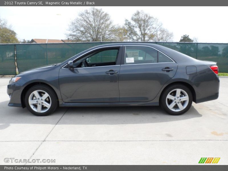 Magnetic Gray Metallic / Black 2012 Toyota Camry SE