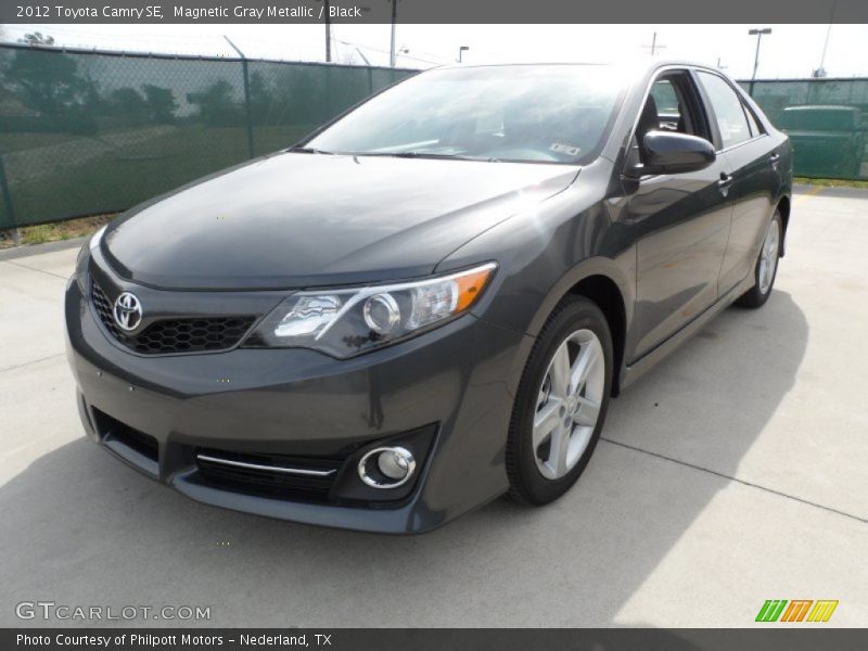 Magnetic Gray Metallic / Black 2012 Toyota Camry SE