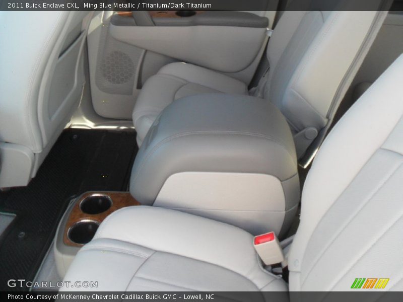 Ming Blue Metallic / Titanium/Dark Titanium 2011 Buick Enclave CXL