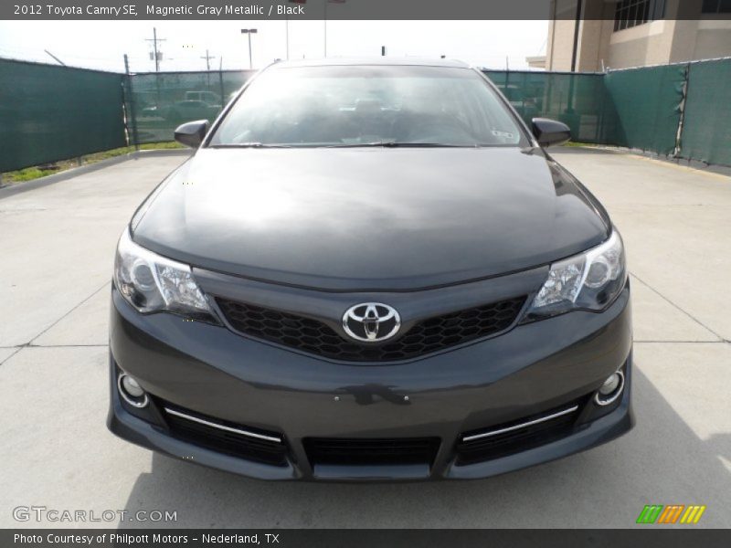 Magnetic Gray Metallic / Black 2012 Toyota Camry SE