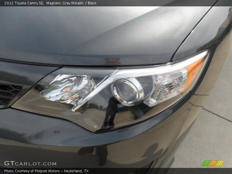 Magnetic Gray Metallic / Black 2012 Toyota Camry SE