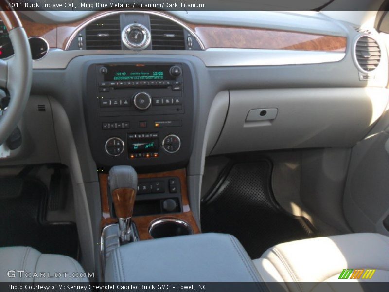 Ming Blue Metallic / Titanium/Dark Titanium 2011 Buick Enclave CXL
