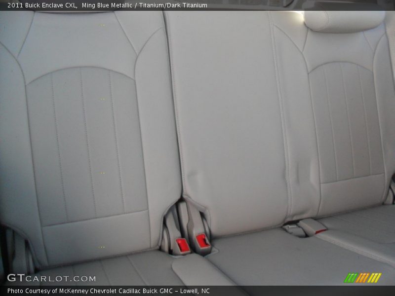 Ming Blue Metallic / Titanium/Dark Titanium 2011 Buick Enclave CXL
