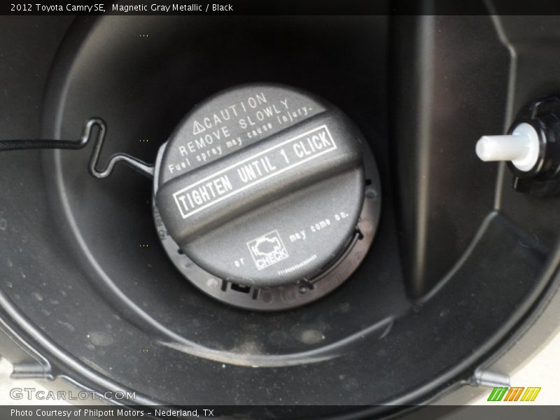 Magnetic Gray Metallic / Black 2012 Toyota Camry SE