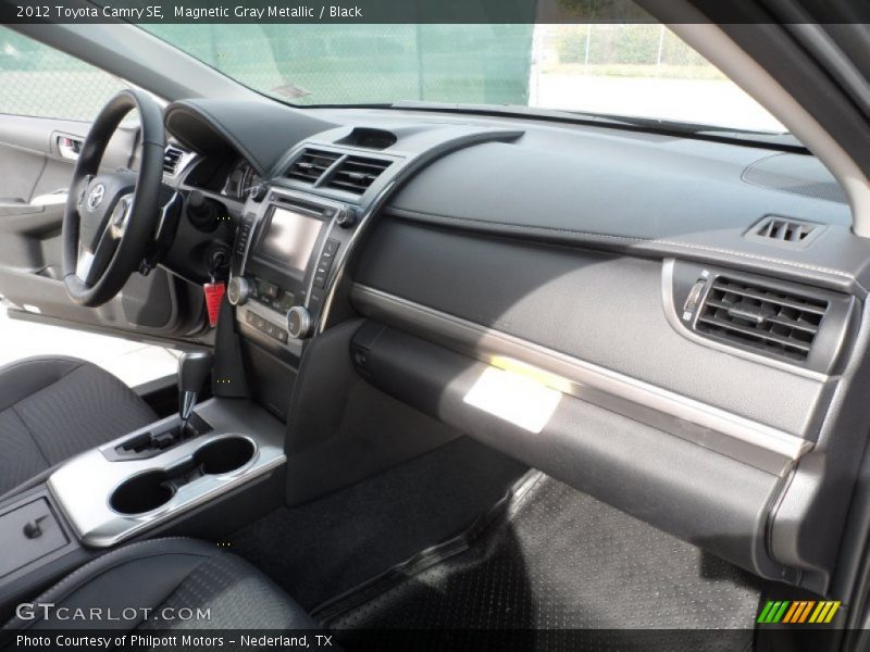 Magnetic Gray Metallic / Black 2012 Toyota Camry SE