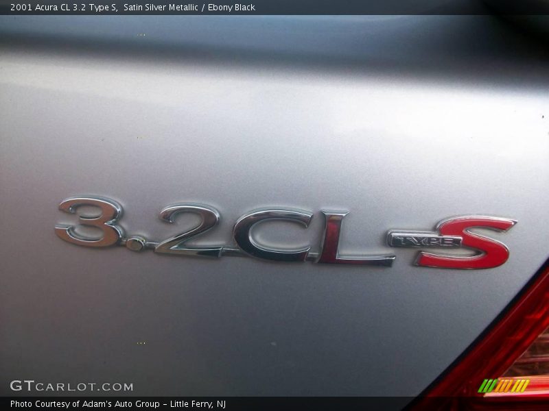 Satin Silver Metallic / Ebony Black 2001 Acura CL 3.2 Type S