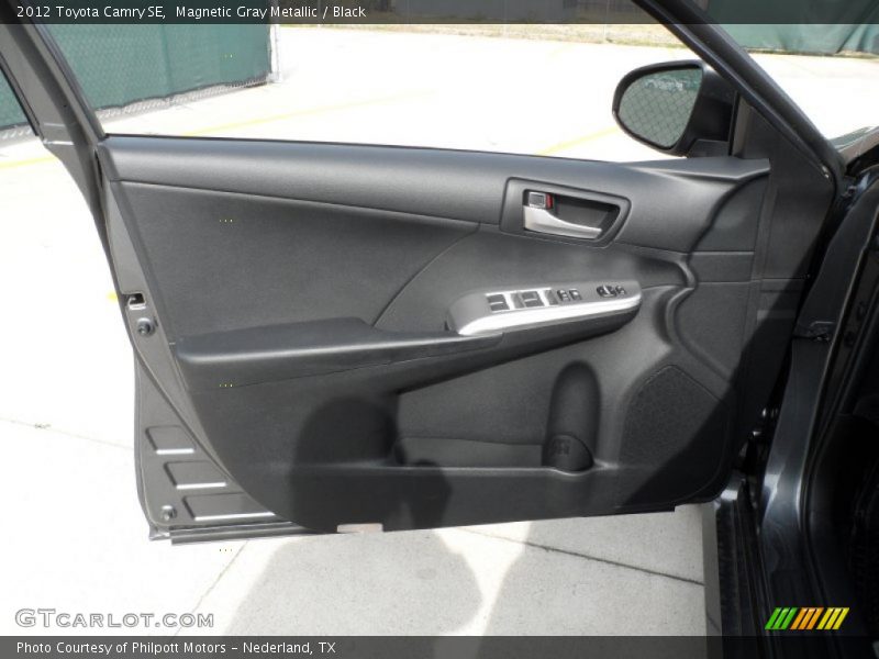 Magnetic Gray Metallic / Black 2012 Toyota Camry SE