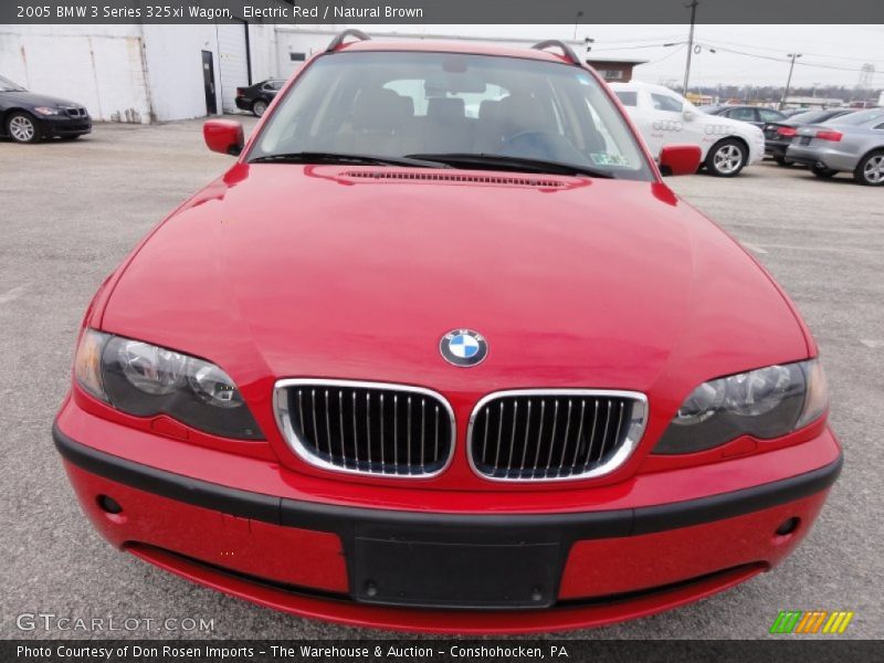 Electric Red / Natural Brown 2005 BMW 3 Series 325xi Wagon