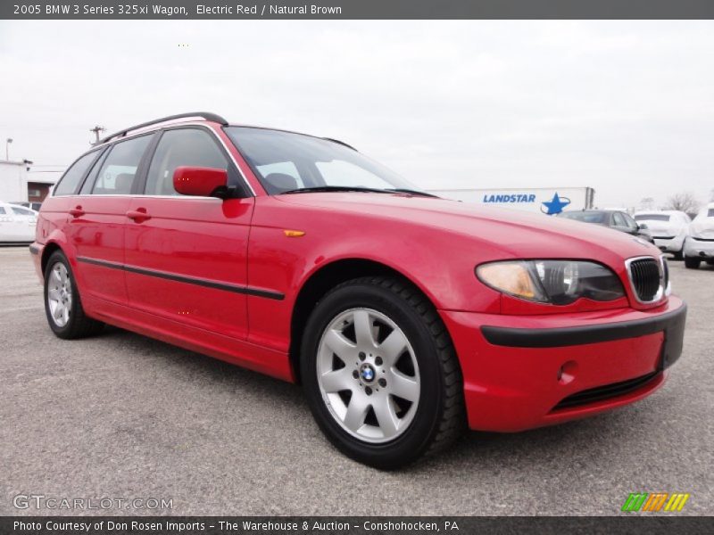 Electric Red / Natural Brown 2005 BMW 3 Series 325xi Wagon