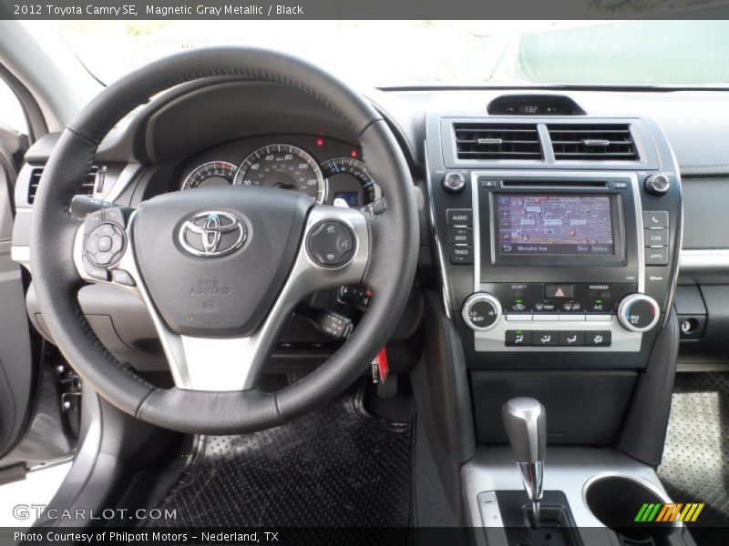 Magnetic Gray Metallic / Black 2012 Toyota Camry SE