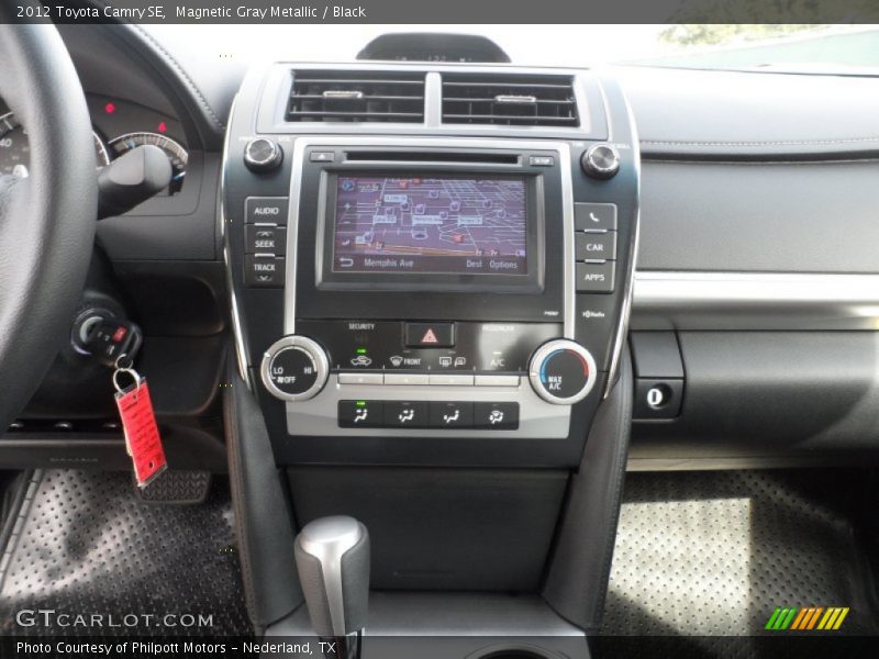 Magnetic Gray Metallic / Black 2012 Toyota Camry SE