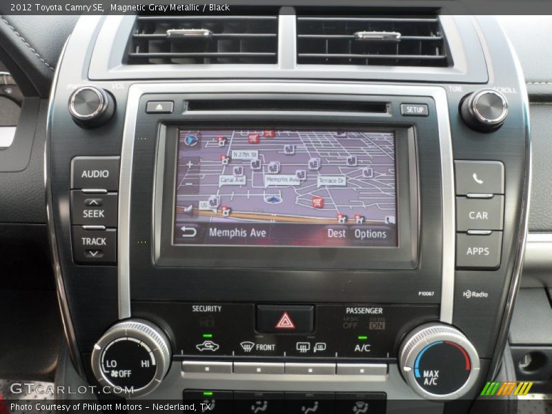 Magnetic Gray Metallic / Black 2012 Toyota Camry SE