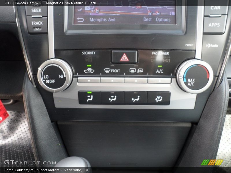 Magnetic Gray Metallic / Black 2012 Toyota Camry SE