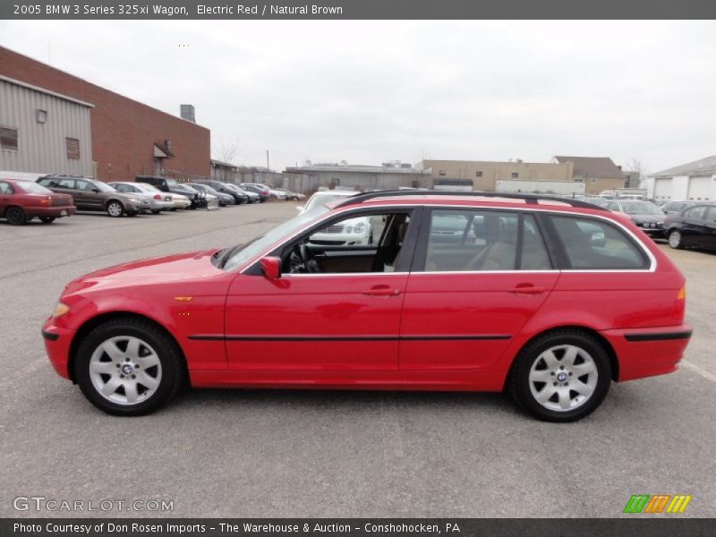 Electric Red / Natural Brown 2005 BMW 3 Series 325xi Wagon