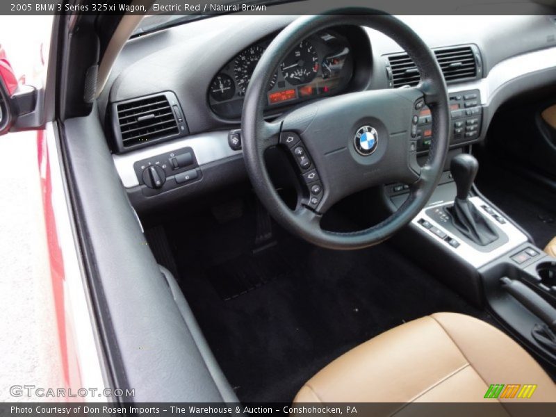 Electric Red / Natural Brown 2005 BMW 3 Series 325xi Wagon