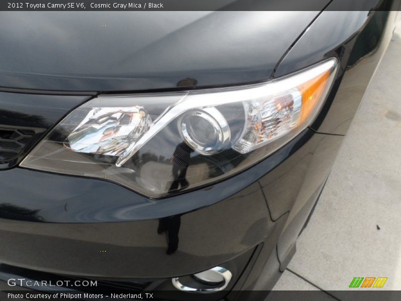 Cosmic Gray Mica / Black 2012 Toyota Camry SE V6