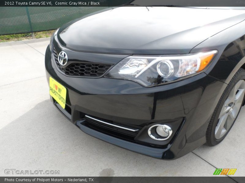 Cosmic Gray Mica / Black 2012 Toyota Camry SE V6