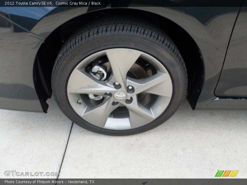 Cosmic Gray Mica / Black 2012 Toyota Camry SE V6