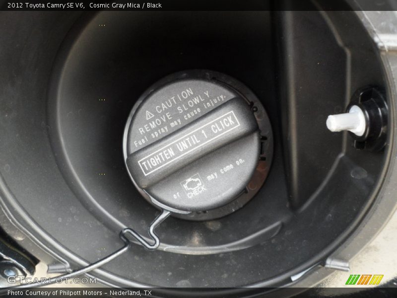 Cosmic Gray Mica / Black 2012 Toyota Camry SE V6