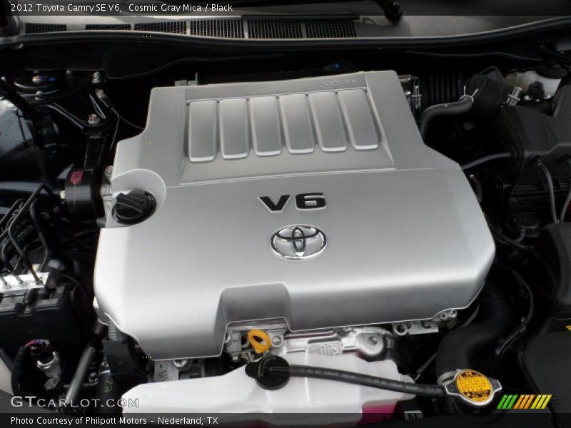 Cosmic Gray Mica / Black 2012 Toyota Camry SE V6