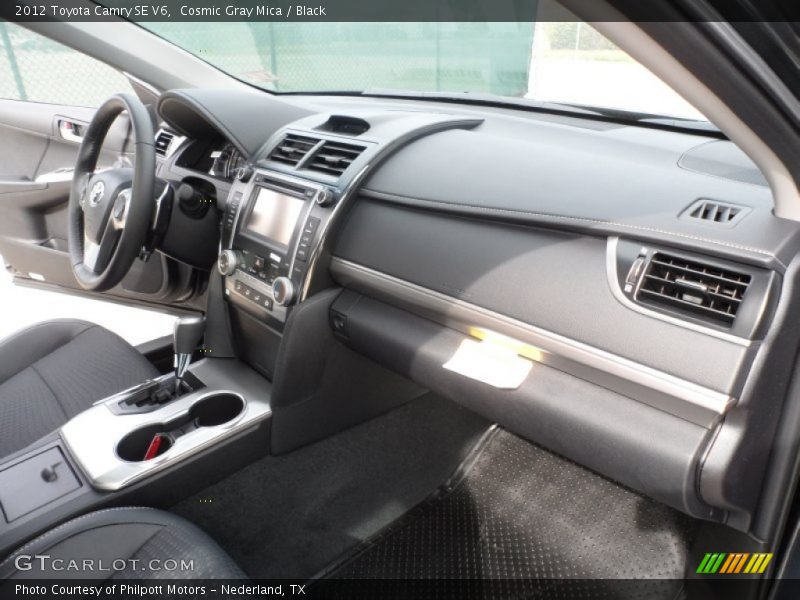Cosmic Gray Mica / Black 2012 Toyota Camry SE V6