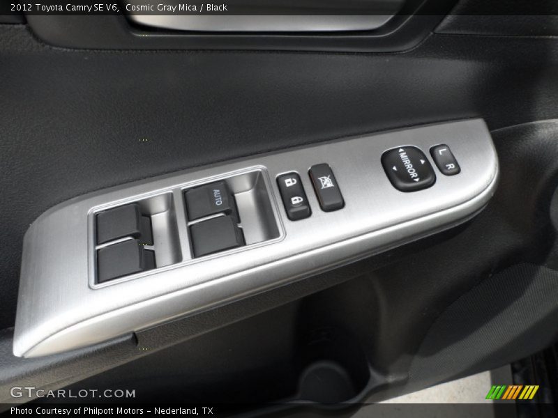 Cosmic Gray Mica / Black 2012 Toyota Camry SE V6