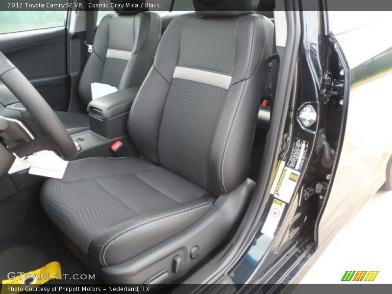Cosmic Gray Mica / Black 2012 Toyota Camry SE V6