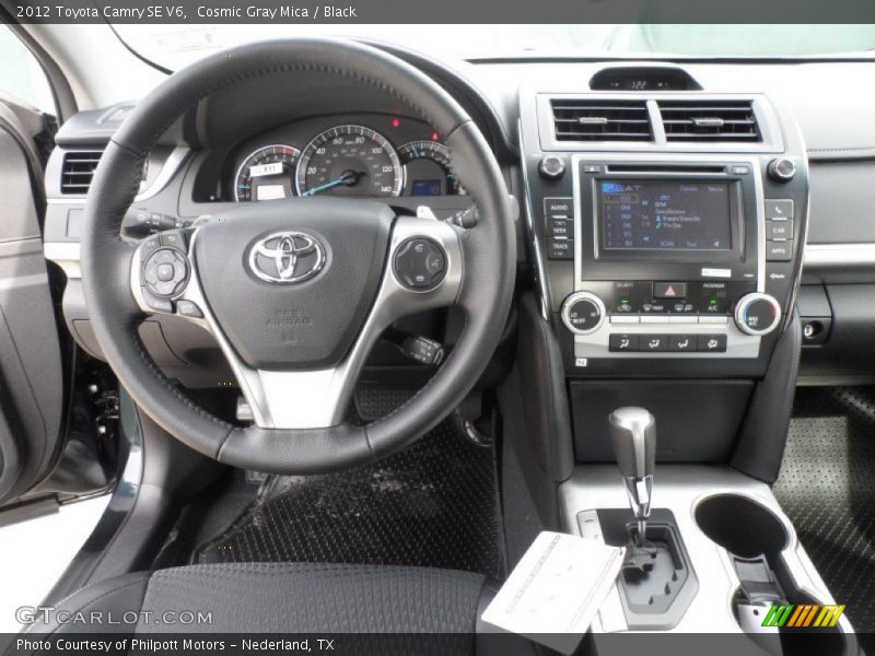 Cosmic Gray Mica / Black 2012 Toyota Camry SE V6
