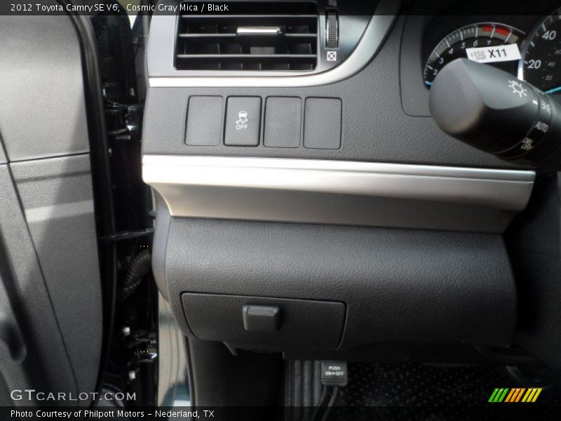 Cosmic Gray Mica / Black 2012 Toyota Camry SE V6