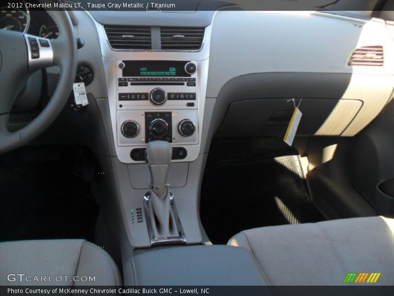Taupe Gray Metallic / Titanium 2012 Chevrolet Malibu LT