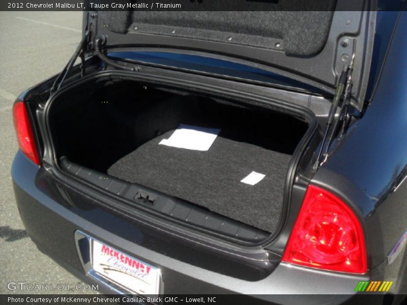 Taupe Gray Metallic / Titanium 2012 Chevrolet Malibu LT