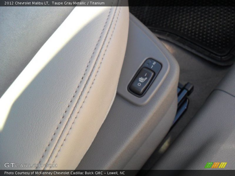 Taupe Gray Metallic / Titanium 2012 Chevrolet Malibu LT