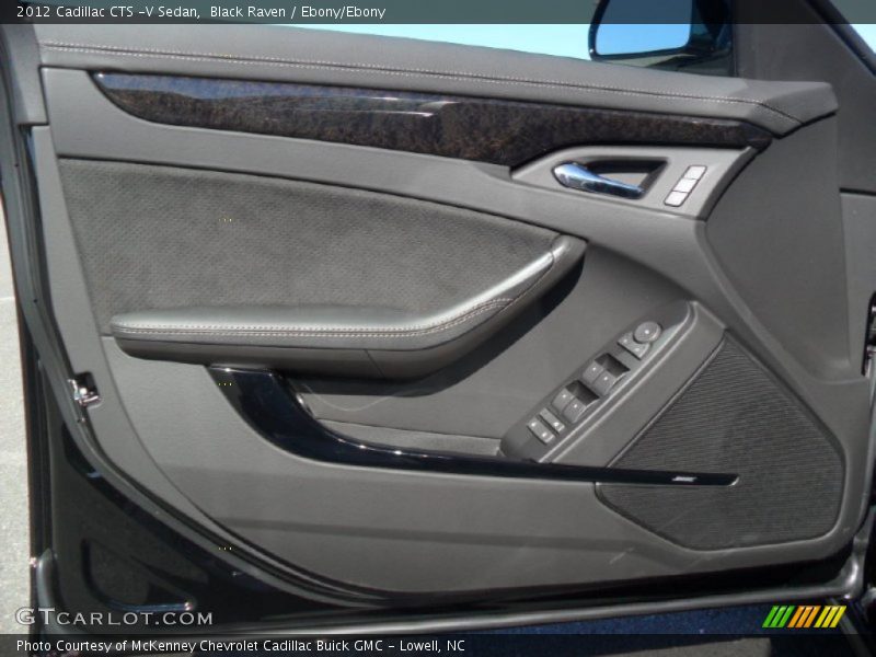 Black Raven / Ebony/Ebony 2012 Cadillac CTS -V Sedan