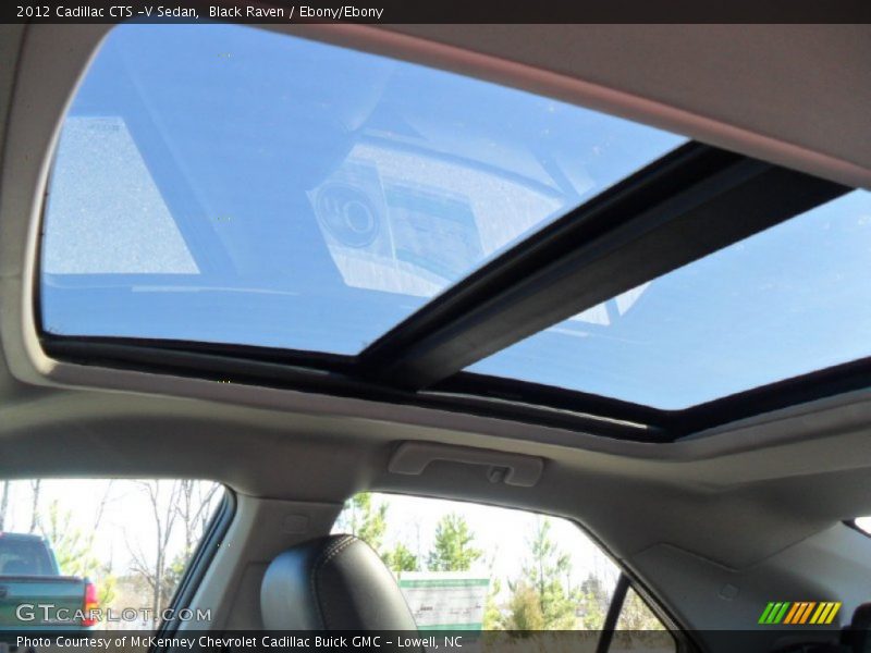 Black Raven / Ebony/Ebony 2012 Cadillac CTS -V Sedan