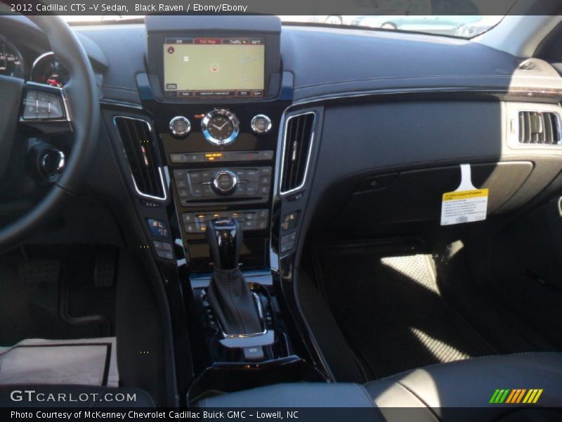 Black Raven / Ebony/Ebony 2012 Cadillac CTS -V Sedan