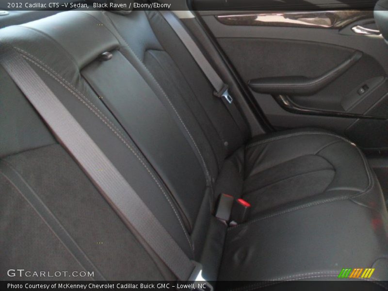Black Raven / Ebony/Ebony 2012 Cadillac CTS -V Sedan