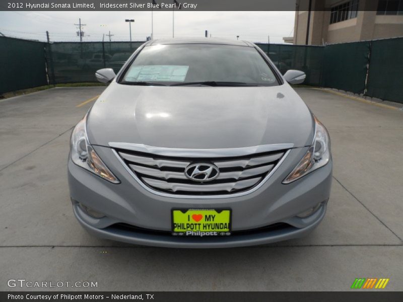 Iridescent Silver Blue Pearl / Gray 2012 Hyundai Sonata Limited