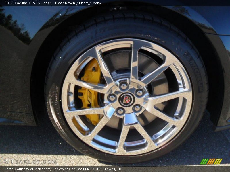 Black Raven / Ebony/Ebony 2012 Cadillac CTS -V Sedan