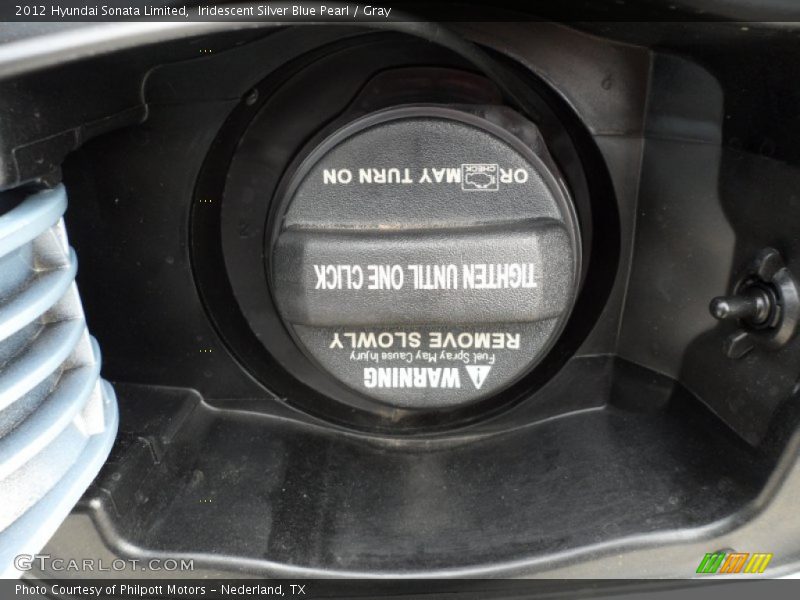 Iridescent Silver Blue Pearl / Gray 2012 Hyundai Sonata Limited