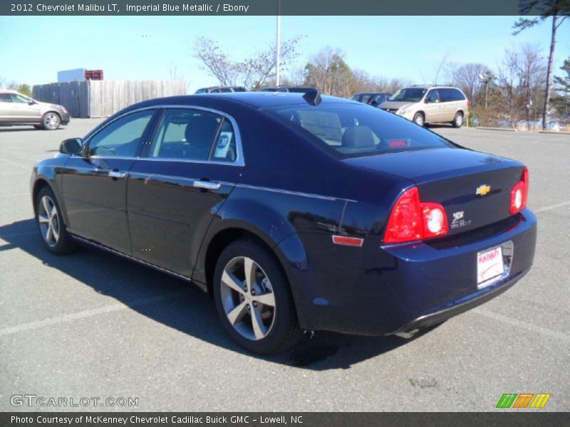 Imperial Blue Metallic / Ebony 2012 Chevrolet Malibu LT