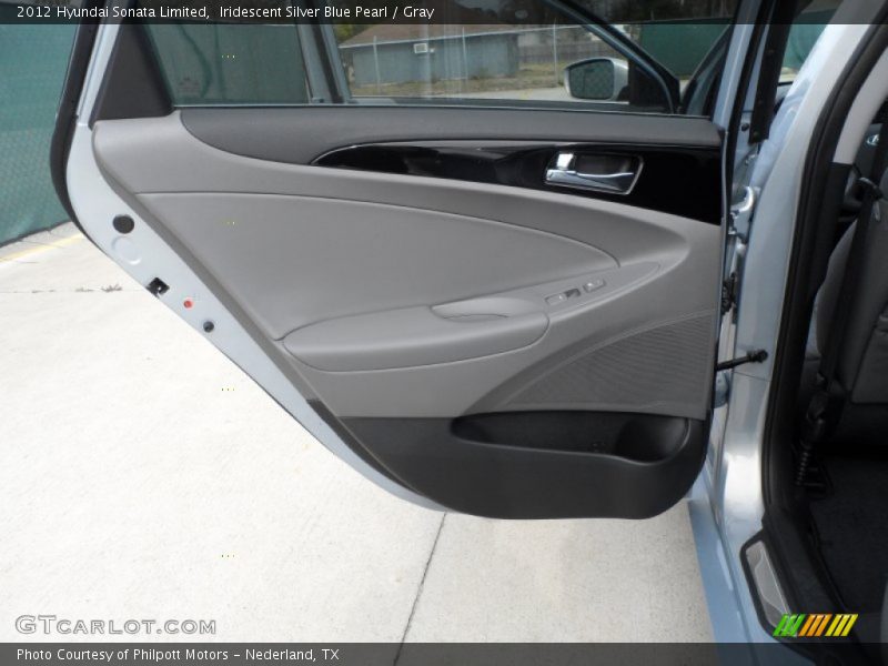 Iridescent Silver Blue Pearl / Gray 2012 Hyundai Sonata Limited